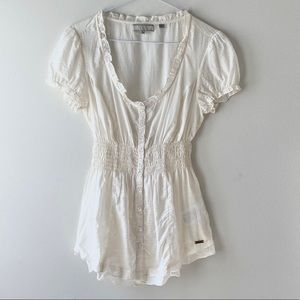 Guess white blouse